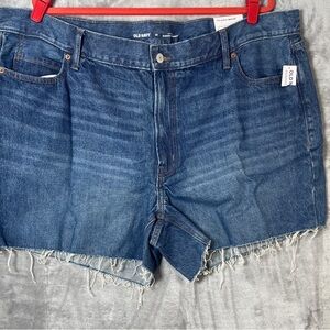 Old Navy (Size 22) plus size high-rise slouchy straight cutoff shorts NWT
